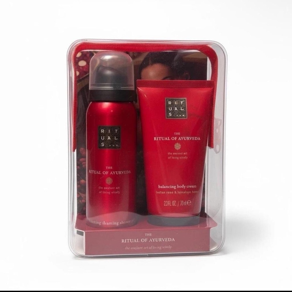 Rituals The Ritual of Ayurveda Body Wash And lotion Set In Bag- NEW